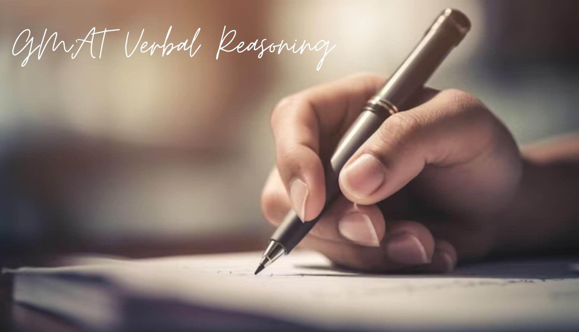 GMAT verbal reasoning