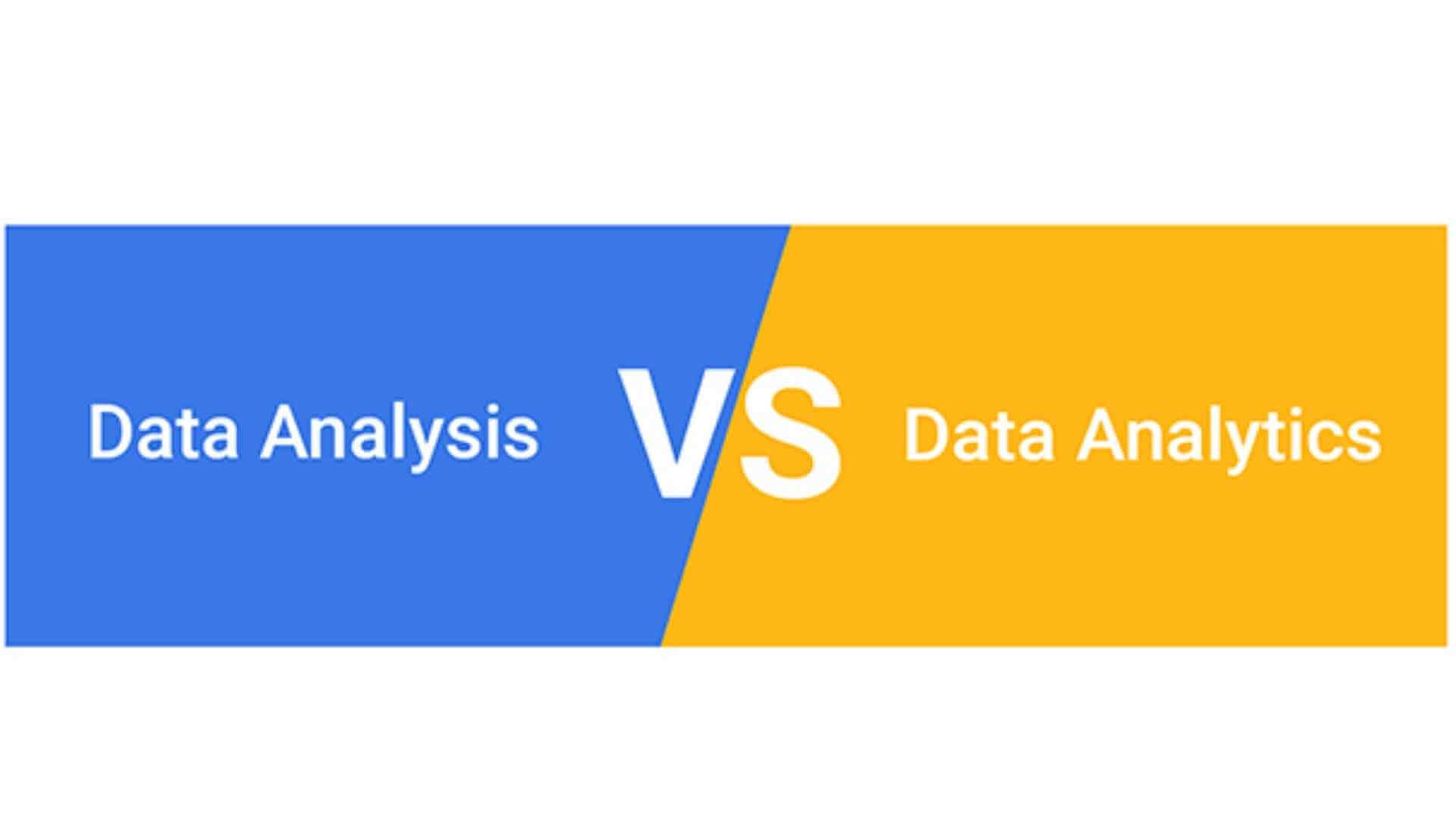 Differences And Similarities Between Data Analytics And Data Analysis Differences And Similarities Between Data Analytics And Data Analysis